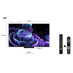 Televizor tcl qled 75c835, 189 cm (75"), smart google tv, 4k, 144 hz,  Televizoare | electropc.ro