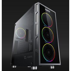 Carcasa aqirys antares midi tower black  rgb,  Carcase | electropc.ro