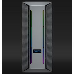 Carcasa aqirys mizar midi tower black rgb,  Carcase | electropc.ro