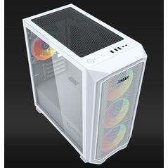 Carcasa aqirys wezen midi tower white rgb,  Carcase | electropc.ro