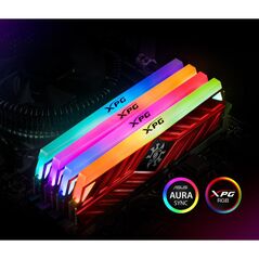 Memorie ram adata xpg spectrix d41 tungsten grey rgb, dimm, ddr4, 8gb, cl18, 3600mhz,  Memorii RAM Desktop | electropc.ro