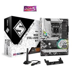 Placa de baza asrock b650e steel legend wifi am5  supports amd ryzen™ 7000 series processors 16+2+1 phase power design, sps 4 x ddr5 dimms, supports up to 6400+(oc) 1 pcie 5.0 x16, 1 pcie 3.0 x16 graphics output options: 1 hdmi, 1 displayport 7.1 ch hd au,  Placi de baza | electropc.ro