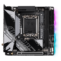 Placa de baza gigabyte b760i aorus pro lga1700, 2x ddr4, 1x hdmi, 1x displayport, 1x pcie 4.0 x16, 2x m.2, 4x sata 6gbps, wifi 6, mini-itx,  Placi de baza | electropc.ro
