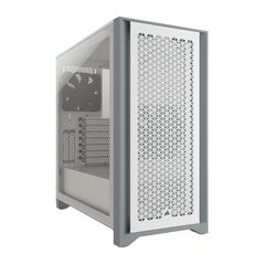 Carcasa corsair 4000d airflow tempered glass mid-tower atx, fara sursa, white,  Carcase | electropc.ro