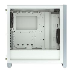 Carcasa corsair 4000d airflow tempered glass mid-tower atx, fara sursa, white,  Carcase | electropc.ro
