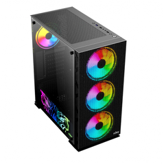 Carcasa njoy kona, middle tower, atx, fara sursa, black,  Carcase | electropc.ro