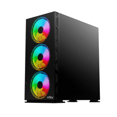 Carcasa njoy kona, middle tower, atx, fara sursa, black,  Carcase | electropc.ro
