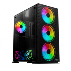Carcasa njoy kona, middle tower, atx, fara sursa, black,  Carcase | electropc.ro