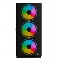 Carcasa njoy kona, middle tower, atx, fara sursa, black,  Carcase | electropc.ro