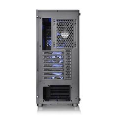 Carcasa thermaltake v200 tempered glass rgb, spcc steel atx tower, farasursa (tip atx, montata jos), interior vopsit negru, 2x3.5" (intern) ,3x/2.5" (intern), design tool-less, fata – 3x 120mm rgb led fans(incluse, 1000rpm, 16dba) si 2x 140mm fan (optiona,  Carcase | electropc.ro