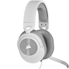 Casti gaming cu microfon corsair hs55 surround, dolby audio 7.1, over- head, 20hz - 20 khz, 32k ohms @ 1 khz, lungime cablu: 1.8m, adaptor 3.5mm la usb, alb,  Casti audio | electropc.ro