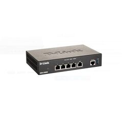 D-link dsr-250v2 5 port gigabit vpn router, interfata: 1 x 10/100/1000 mbps wan port, 3 x 10/100/1000 mbps lan ports, 1 x 10/100/1000 mbps configurabil, 1 x usb 3.0, 1 x rj-45 console, firewall throughput:  950 mbps, vpn throughput: 200 mbps, consum maxim  DSR-250V2
