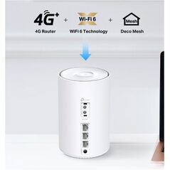 Tp-link deco x50-4g (1-pack), gateway 4g&unitate mesh wi-fi6, ax3000, standarde wireless: ieee 802.11ax/ac/n/a 5 ghz, ieee 802.11ax/n/b/g 2.4 ghz, viteza wireless: 5 ghz: 2402mbps, 2.4 ghz: 574 mbps, 2 x antene interne, mu-mimo, functii: 3g/4g, router, ac,  Routere Wireless | electropc.ro