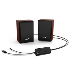 Boxe genius sp-hf380bt 2.0 3w usb wood,  Sisteme audio | electropc.ro