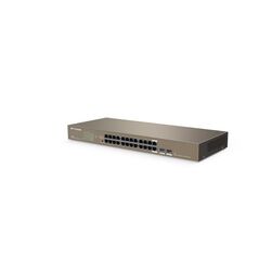 Ip-com 24-port + 2 sfp gigabit ethernet switch, g1024f; standard and protocol: ieee802.3, ieee802.3u, ieee802.3x, ieee802.3ab, interfata: 24 10/100/1000mbps auto-negotiation ports，2 gigabit combo sfp slots, 48gbps.,  Switch-uri | electropc.ro