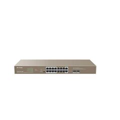 Ip-com switch teg1118p-16-250w, 16-port gigabit switch poe ,standard and protocol: ieee802.3,ieee802.3u, ieee802.3ab, ieee802.3z, ieee802.3x, ieee802.3af/at, 16 *100/1000, 2* 1000 mbps, poe power supply single port: af: 15.4w, at: 30wwhole device: 230w.,  Switch-uri | electropc.ro