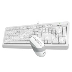 Kit a4tech f1010-w white usb,  Kit mouse tastatura | electropc.ro