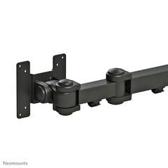 Neomounts by newstar full motion dual desk mount (grommet) for two 10- 27" monitor screens, height adjustable - black  general min. screen size*: 10 inch max. screen size*: 27 inch min. weight: 0 kg (per screen) max. weight: 8 kg (per screen) screens: 2 v  FPMA-D960DG