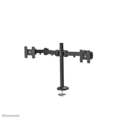 Neomounts by newstar full motion dual desk mount (grommet) for two 10- 27" monitor screens, height adjustable - black  general min. screen size*: 10 inch max. screen size*: 27 inch min. weight: 0 kg (per screen) max. weight: 8 kg (per screen) screens: 2 v  FPMA-D960DG