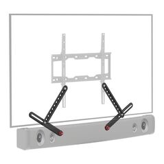 Suport ajustabil pentru montare soundbar la suport tv, suporta pana la 6.5kg, negru,  TV & Electronice & Gaming | electropc.ro