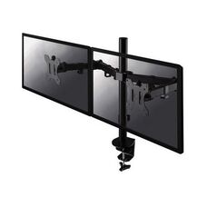 Suport monitor de birou dual, neomounts by newstar fpma-d550dblack, 10" - 32", vesa 100x100, suporta pana la 8kg, negru,  TV & Electronice & Gaming | electropc.ro