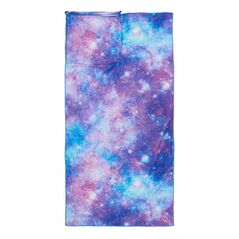 "beach towel with bagback 70x140 cm galaxy material : 100% polyester 220 gsm"  HR-BGTWL140-GLX