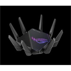 Asus tri-band wifi gaming router ax11000 pro, gt-ax11000 pro; network standard: ieee 802.11ax, ipv4, ipv6, segment ax11000 ultimate ax performance, 2.4ghz 1148mbps, 5g-1hz 4804mbps, 5g-2hz 4804mbps, 8 x antene detasabile, processor 2.0 ghz, 256mb nand fla,  Routere Wireless | electropc.ro