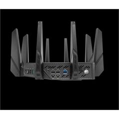 Asus tri-band wifi gaming router ax11000 pro, gt-ax11000 pro; network standard: ieee 802.11ax, ipv4, ipv6, segment ax11000 ultimate ax performance, 2.4ghz 1148mbps, 5g-1hz 4804mbps, 5g-2hz 4804mbps, 8 x antene detasabile, processor 2.0 ghz, 256mb nand fla,  Routere Wireless | electropc.ro