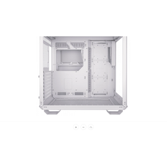 Carcasa asus gt502 tuf gaming white edition  case size mid tower motherboard support atx micro-atx mini-itx drive bays 4 x 2.5"/3.5" combo bay expansion slots 8 3 (additional vertical) front i/o port 1 x headphone / microphone 2 x usb 3.2 gen1 1 x usb 3.2,  Carcase | electropc.ro