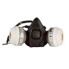 Kit half-mask reutilizabil hm501 cu 2 filtre a2p3 - protecție împotriva spray-urilor/vopselelor/lacurilor  HM50055PSS