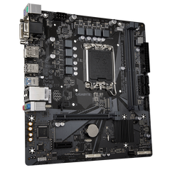 Placa de baza gigabyte h610m s2h v2 lga1700, 2x ddr4 3200mhz, 1x d-sub, 1x dvi-d, 1x hdmi, 1x displayport, 1x pcie x16, 1x pcie x1, 1x m.2, 4x sata 6gbps, lan 1gbps, matx,  Placi de baza | electropc.ro