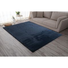 Covor shaggy soft blanita, inaltime totala 3.5 cm , greutate covor 2100g/m2 . material : 100&% poliester cu spate din bumbac. culoare : albastru inchis,  Covoare | electropc.ro