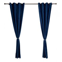 Set 2 draperii catifea 140x270 cm- albastre  HR-VDR140-BLUE