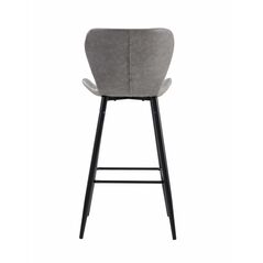Set 2 scaune de bar retro - light grey,  Scaune | electropc.ro