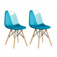 Set 2 scaune stil scandinav- blue,  Scaune | electropc.ro
