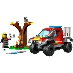 60393 salvare cu mașină de pompieri 4x4,  Seturi de constructie | electropc.ro