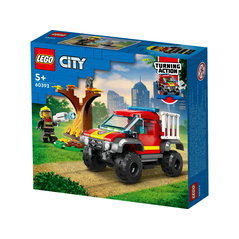 60393 salvare cu mașină de pompieri 4x4,  Seturi de constructie | electropc.ro