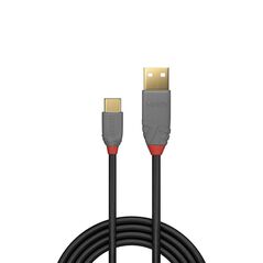 Cablu lindy 2m usb 2.0 type a to c anthra line,  Cabluri periferice | electropc.ro