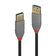 Cablu transfer lindy ly-36761, usb 3.1 extension, 1m, anthra line,  Cabluri periferice | electropc.ro