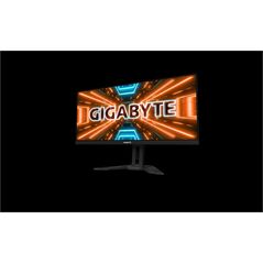 Monitor gaming gigabyte m34wq 34", ips, 3440 x 1440 (wqhd), non-glare, brightness, 400 cd/m2 (typ), contrast ratio:1000:1, viewing angle: 178° (h)/178°(v), display colors: 8 bits, response time: 1ms (mprt), refresh rate: 144hz, flicker-free, hbr3, interfa,  Monitoare LED | electropc.ro