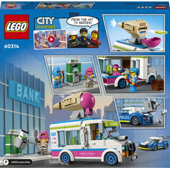 Politia si furg.de inghetata, lego 60314,  Seturi de constructie | electropc.ro