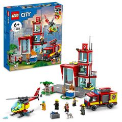 Remiza de pompieri, lego 60320,  Seturi de constructie | electropc.ro