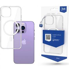3mk magsafe case for iphone 14 pro max - transparent plastic  PHA-5903108476874