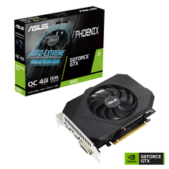 Placa video asus nvidia phoenix geforce gtx 1650 oc 4gb gddr6, 128bit, 1x displayport, 1x hdmi, 1x dvi-d, pcie 3.0,  Placi video | electropc.ro