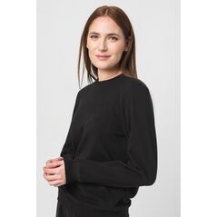 Bluza coton casual femei black-l  PS2122-04-069BLK-L