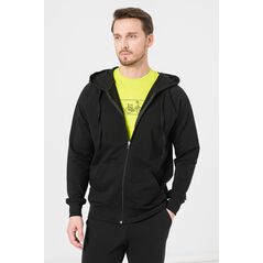 Hanorac coton casual barbati black-xxl,  Hanorace | electropc.ro