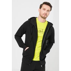 Hanorac coton casual barbati black-xxl,  Hanorace | electropc.ro