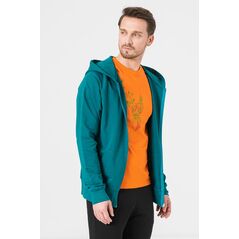 Hanorac coton casual barbati petrol-xxl,  Hanorace | electropc.ro
