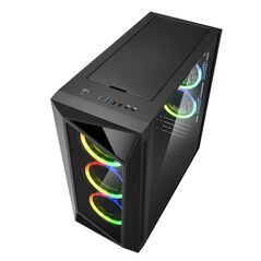 Carcasa sharkoon rev200, atx, fara sursa, rgb,  Carcase | electropc.ro