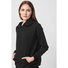 Hanorac coton dantela femei black-l,  Hanorace | electropc.ro
